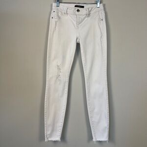 The skinny jeans from Fidelity Denim Vintage White, Size 26.